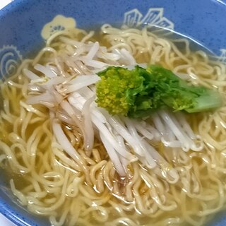 マルちゃん正麺☆菜花とシャキシャキもやし春ラーメン